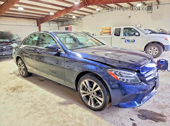 W1KWF8EB8MR646492 2021 MERCEDES-BENZ C Blue Przód prawy