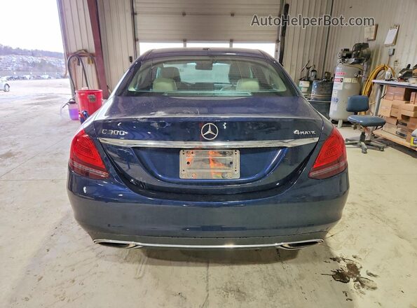 W1KWF8EB8MR646492 2021 MERCEDES-BENZ C Blue Widok z tyłu