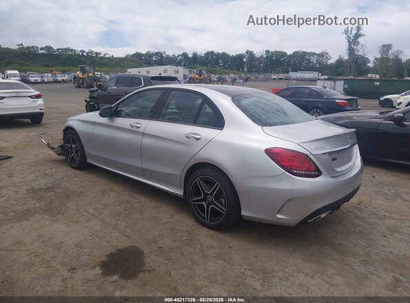 W1KWF8EB9LR588889 2020 MERCEDES-BENZ C-CLASS Silver Tył lewy