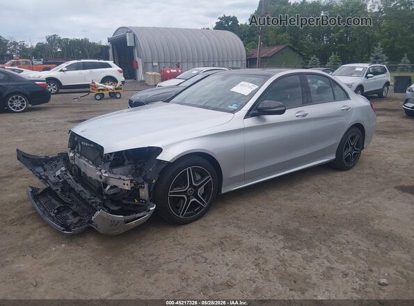 W1KWF8EB9LR588889 2020 MERCEDES-BENZ C-CLASS Silver Przód lewy
