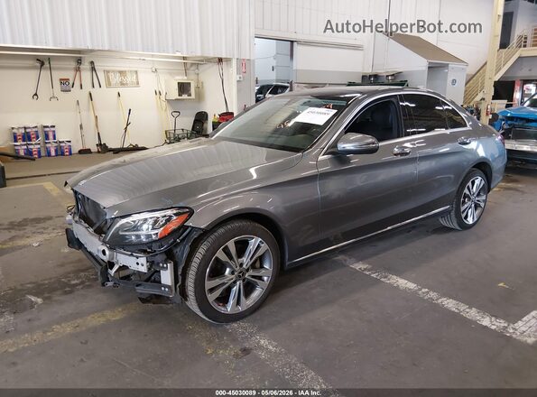 W1KWF8EB9LR591257 2020 MERCEDES-BENZ C-CLASS Gray Передня ліва чверть