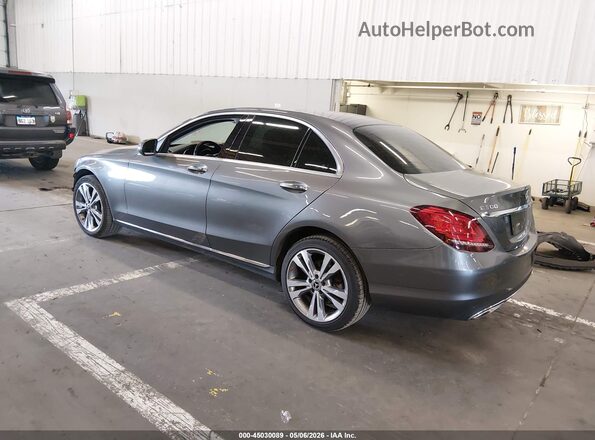 W1KWF8EB9LR591257 2020 MERCEDES-BENZ C-CLASS Gray Задня ліва чверть