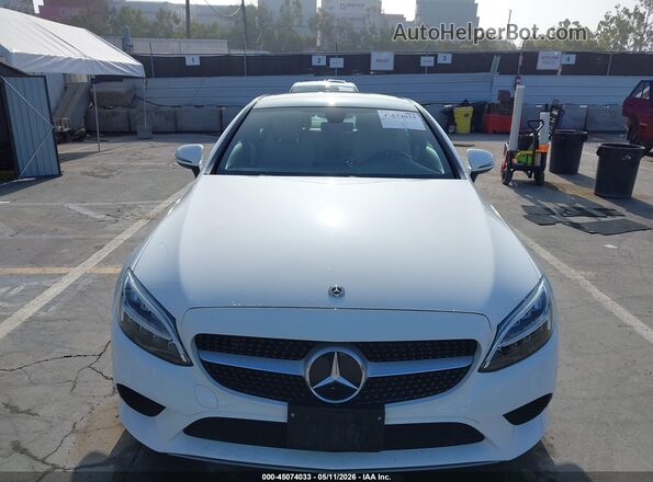 W1KWJ8DB0LF991452 2020 MERCEDES-BENZ C-CLASS White ხელსაწყოთა პანელის ხედი