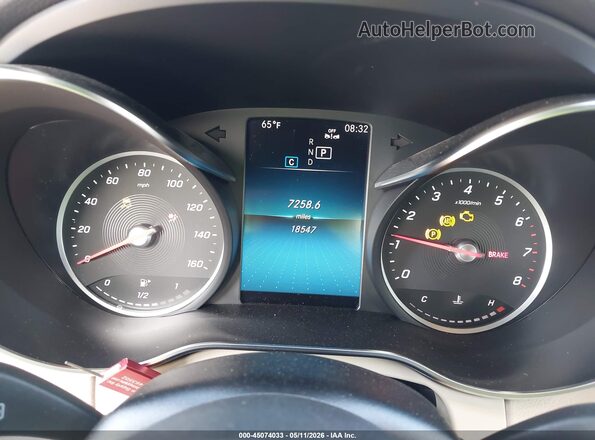 W1KWJ8DB0LF991452 2020 MERCEDES-BENZ C-CLASS White უკანა სავარძლების ხედი