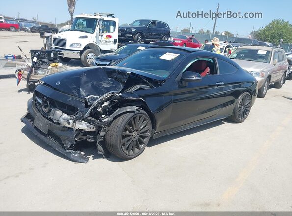 W1KWJ8DBXLF992012 2020 MERCEDES-BENZ C-CLASS Black Առջևի ձախ երեք քառորդ տեսարան