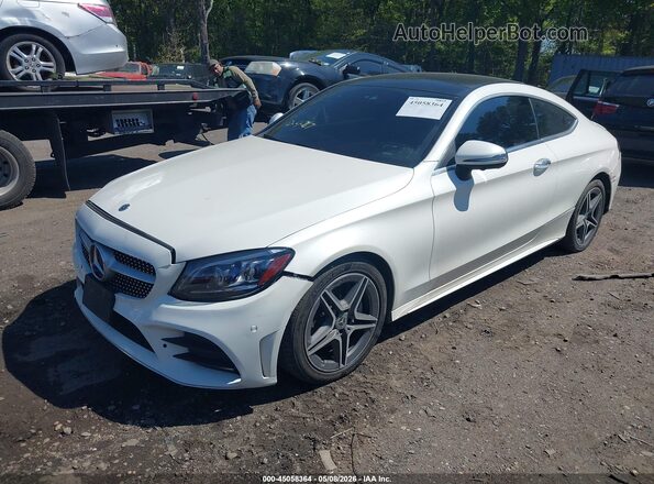 W1KWJ8EB7MG049991 2021 MERCEDES-BENZ C-CLASS White წინა მარცხენა ხედი სამი მეოთხედიდან