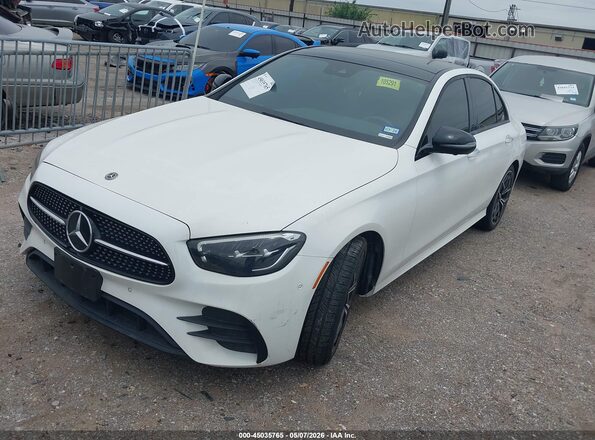 W1KZF8DB1MA945531 2021 MERCEDES-BENZ E-CLASS White Առջևի ձախ երեք քառորդ տեսարան