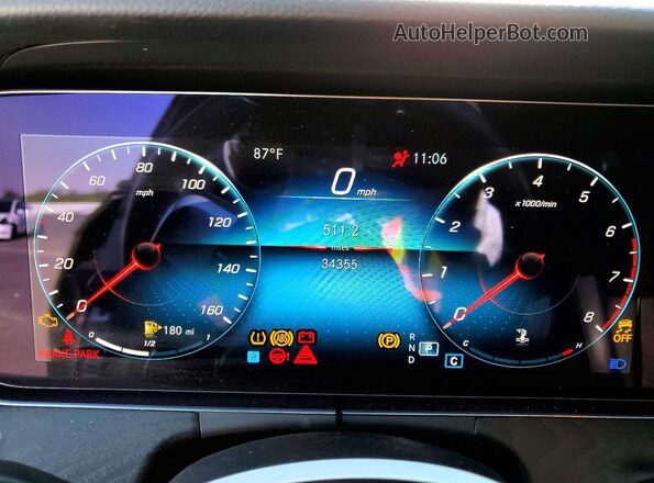 W1KZF8DB2NB050691 2022 MERCEDES-BENZ E Black Սարքավորումների վահանակի տեսք