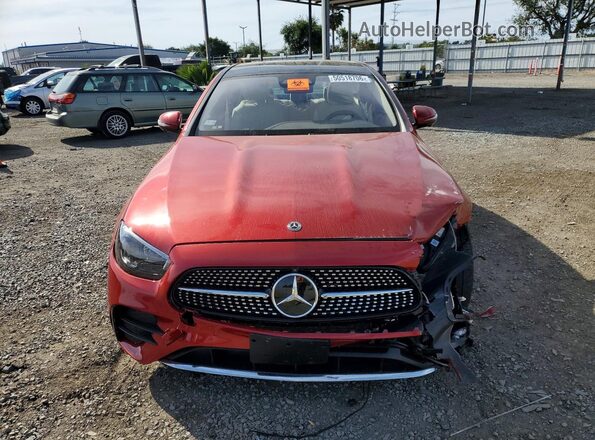 W1KZF8DB4MA878956 2021 MERCEDES-BENZ E Red Widok z przodu