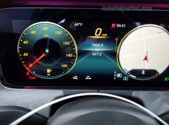 W1KZF8DBXMA891856 2021 MERCEDES-BENZ E Black Widok zestawu wskaźników