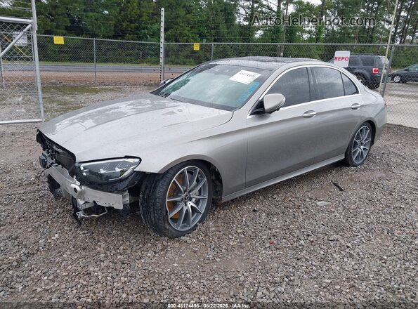 W1KZF8DBXMA893266 2021 MERCEDES-BENZ E-CLASS Gold წინა მარცხენა ხედი სამი მეოთხედიდან