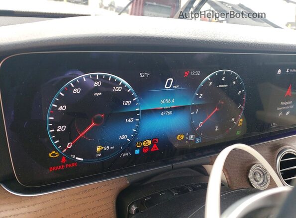 W1KZF8EB4MA959163 2021 MERCEDES-BENZ E Black Instrument cluster view