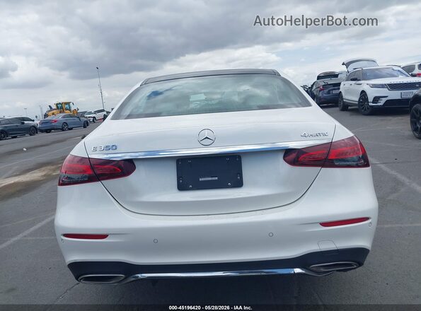 W1KZF8EB6NB033309 2022 MERCEDES-BENZ E-CLASS White 