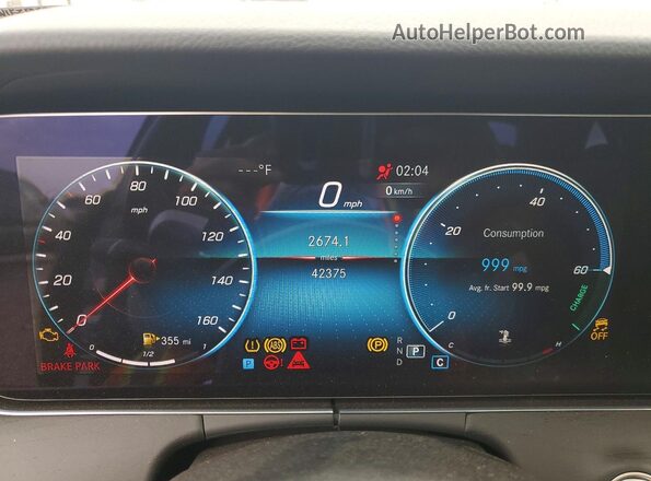 W1KZF8EB7MA990486 2021 MERCEDES-BENZ E Black Widok zestawu wskaźników