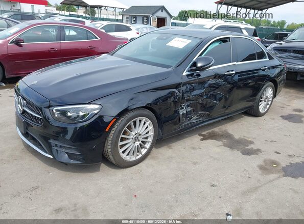 W1KZF8EB8NB035627 2022 MERCEDES-BENZ E-CLASS Black Передня ліва чверть