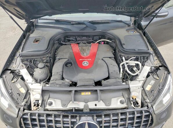 W1N0G6EB8LF782132 2020 MERCEDES-BENZ GLC-CLASS Charcoal Vista del compartimento del motor
