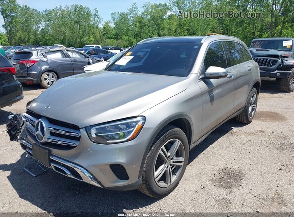 W1N0G8DB2LF827384 2020 MERCEDES-BENZ GLC 300 Серый Передняя левая четверть