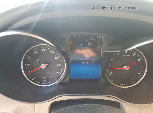 W1N0G8DB3LF803031 2020 MERCEDES-BENZ GLC-CLASS White Instrument cluster view