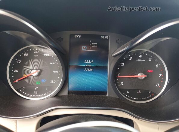 W1N0G8DB3LF808083 2020 MERCEDES-BENZ GLC-CLASS White Vista del cuadro de instrumentos