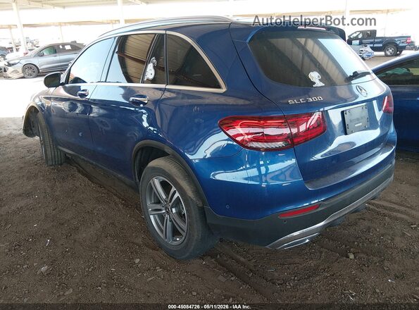 W1N0G8DB3NG058939 2022 MERCEDES-BENZ GLC 300 Blue Trasero izquierdo