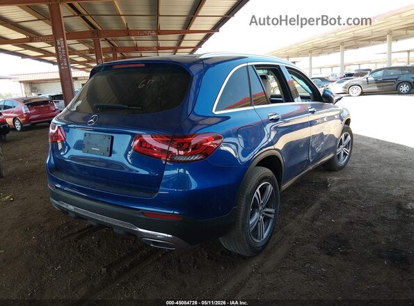 W1N0G8DB3NG058939 2022 MERCEDES-BENZ GLC 300 Blue Trasero derecho