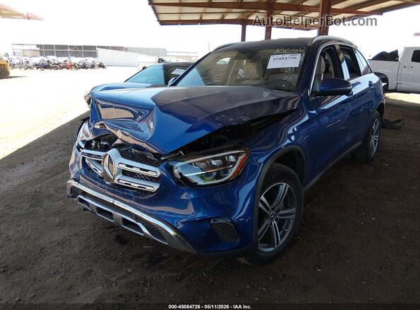 W1N0G8DB3NG058939 2022 MERCEDES-BENZ GLC 300 Blue Vista tres cuartos delantera izquierda