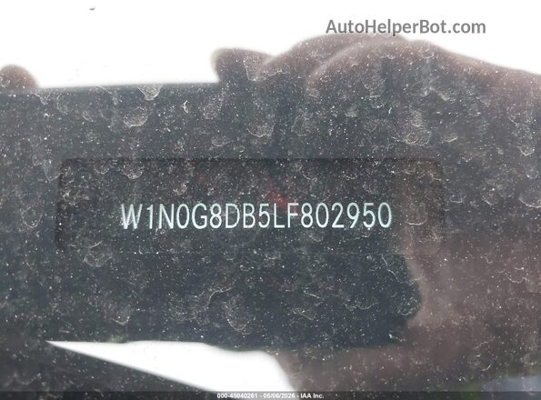 W1N0G8DB5LF802950 2020 MERCEDES-BENZ GLC 300 Black 