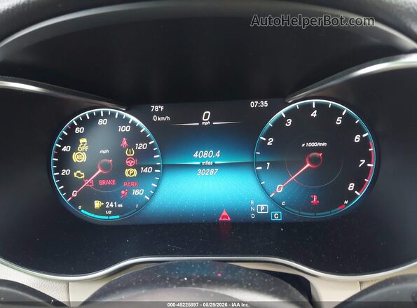 W1N0G8DB9LF808833 2020 MERCEDES-BENZ GLC 300 White Вид задніх сидінь