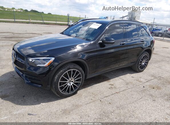 W1N0G8EB4MF991123 2021 MERCEDES-BENZ GLC 300 Черный Передняя левая четверть