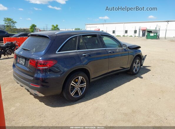W1N0G8EB6MF926032 2021 MERCEDES-BENZ GLC 300 Синий Задняя правая четверть