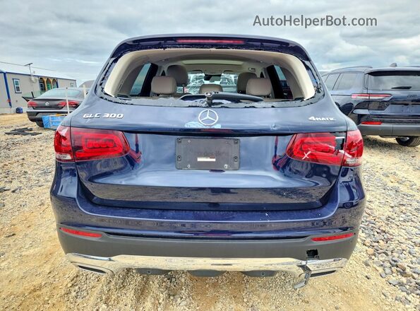 W1N0G8EB8MF917543 2021 MERCEDES-BENZ GLC-CLASS Blue Rear view