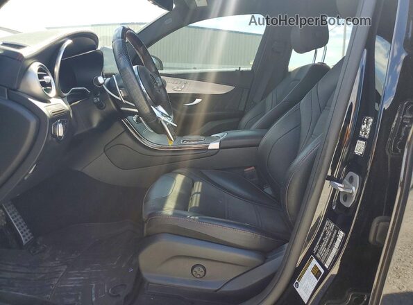 W1N0J6EBXMF963767 2021 MERCEDES-BENZ GLC-CLASS Black Вид салону спереду