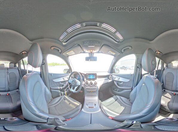 W1N0J6EBXMF963767 2021 MERCEDES-BENZ GLC-CLASS Black Панорамний вид салону 360°