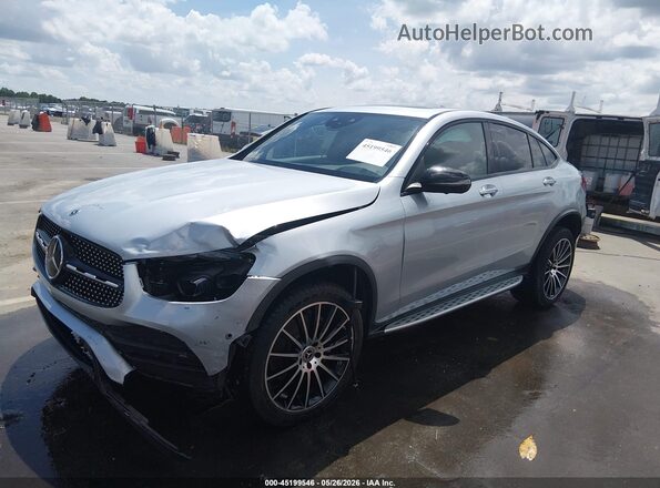 W1N0J8EB7MF976472 2021 MERCEDES-BENZ GLC 300 Серый Передняя левая четверть