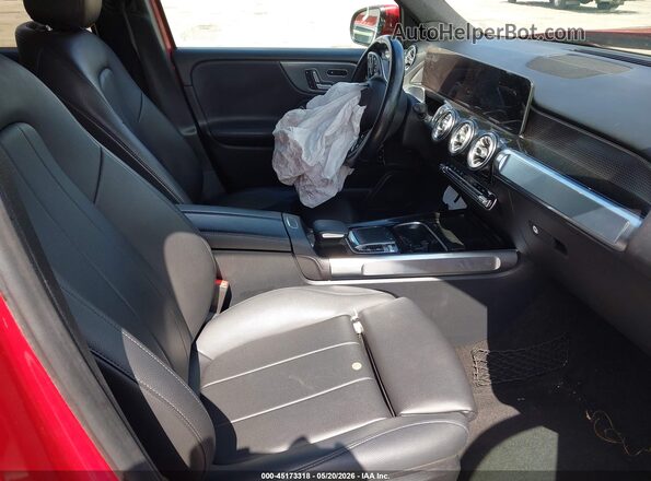 W1N4M4GB0LW033143 2020 MERCEDES-BENZ GLB-CLASS Бордовый Вид салона спереди