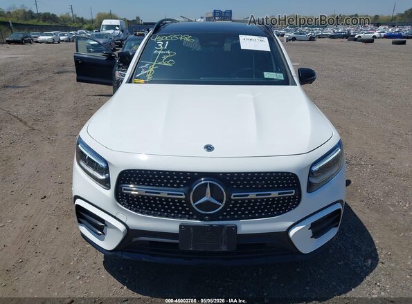 W1N4M4HB1SW426162 2025 MERCEDES-BENZ GLB-CLASS White Widok zestawu wskaźników