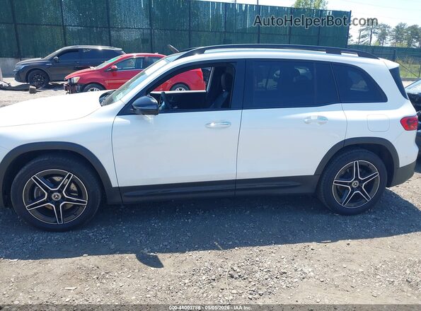W1N4M4HB1SW426162 2025 MERCEDES-BENZ GLB-CLASS White Widok wnętrza 360 stopni
