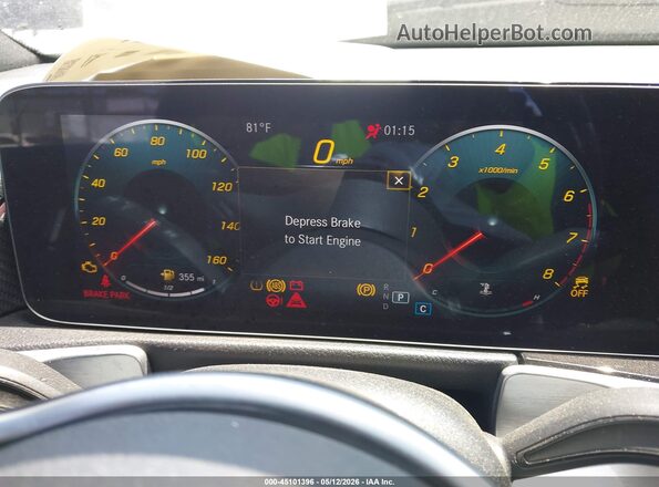 W1N4M4HB4LW016683 2020 MERCEDES-BENZ GLB-CLASS White უკანა სავარძლების ხედი
