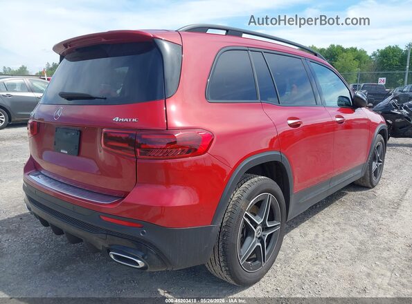 W1N4M4HB5SW428786 2025 MERCEDES-BENZ GLB-CLASS Красный Задняя правая четверть