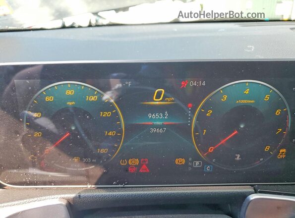 W1N4M4HB8MW089380 2021 MERCEDES-BENZ GLB-CLASS Черный Вид щитка приборов