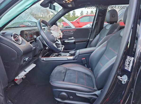 W1N4M4HBXNW193726 2022 MERCEDES-BENZ GLB-CLASS Black Widok wnętrza z przodu