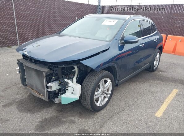 W1N4N4HB2MJ155206 2021 MERCEDES-BENZ GLA 250 Blue Առջևի ձախ երեք քառորդ տեսարան