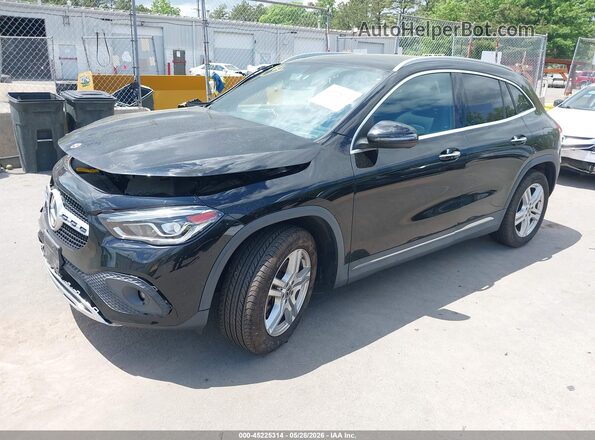 W1N4N4HB7MJ235052 2021 MERCEDES-BENZ GLA 250 Черный Передняя левая четверть
