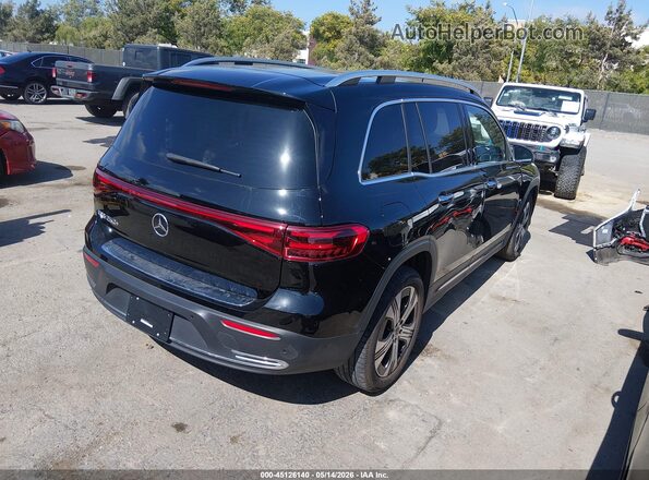 W1N9M0CB2RN091600 2024 MERCEDES-BENZ EQB 250 SUV Black უკანა მარჯვენა