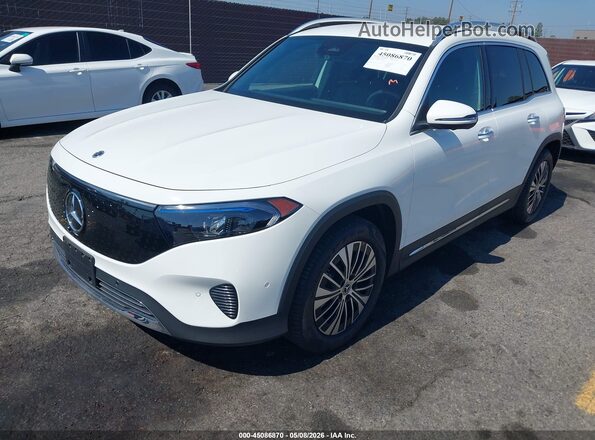 W1N9M0CB6SN130565 2025 MERCEDES-BENZ EQB 250 SUV White წინა მარცხენა ხედი სამი მეოთხედიდან