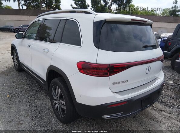 W1N9M0KB2RN089511 2024 MERCEDES-BENZ EQB 300 SUV White უკანა მარცხენა
