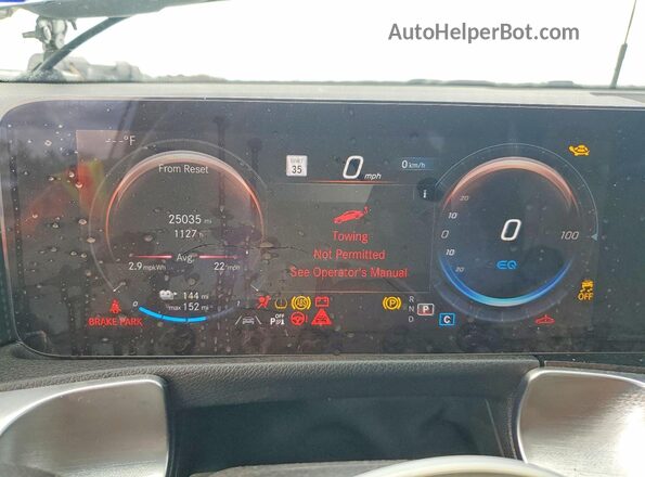 W1N9M0KB5PN049338 2023 MERCEDES-BENZ EQB Silver Вид щитка приладів