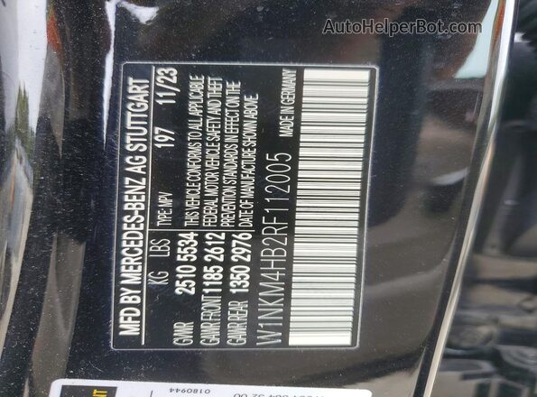 W1NKM4HB2RF112005 2024 MERCEDES-BENZ GLC-CLASS Black Widok wnętrza 360 stopni