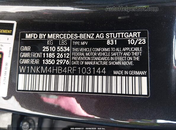 W1NKM4HB4RF103144 2024 MERCEDES-BENZ GLC 300 Black 