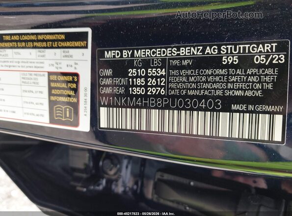 W1NKM4HB8PU030403 2023 MERCEDES-BENZ GLC 300 Dark Blue 